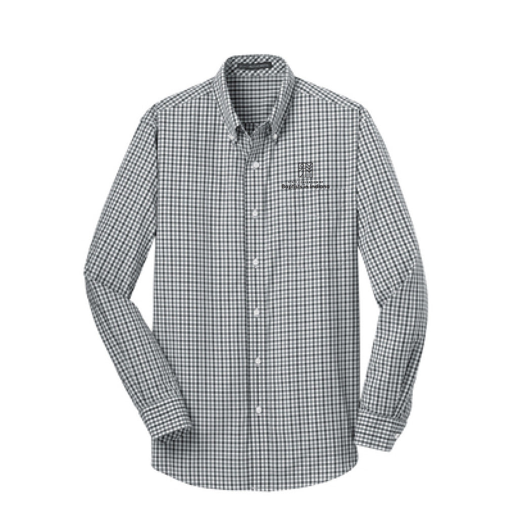Port Authority Long Sleeve Gingham Easy Care Shirt S654