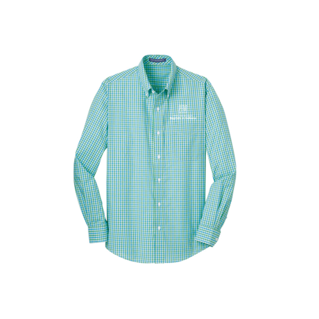 Port Authority Long Sleeve Gingham Easy Care Shirt S654