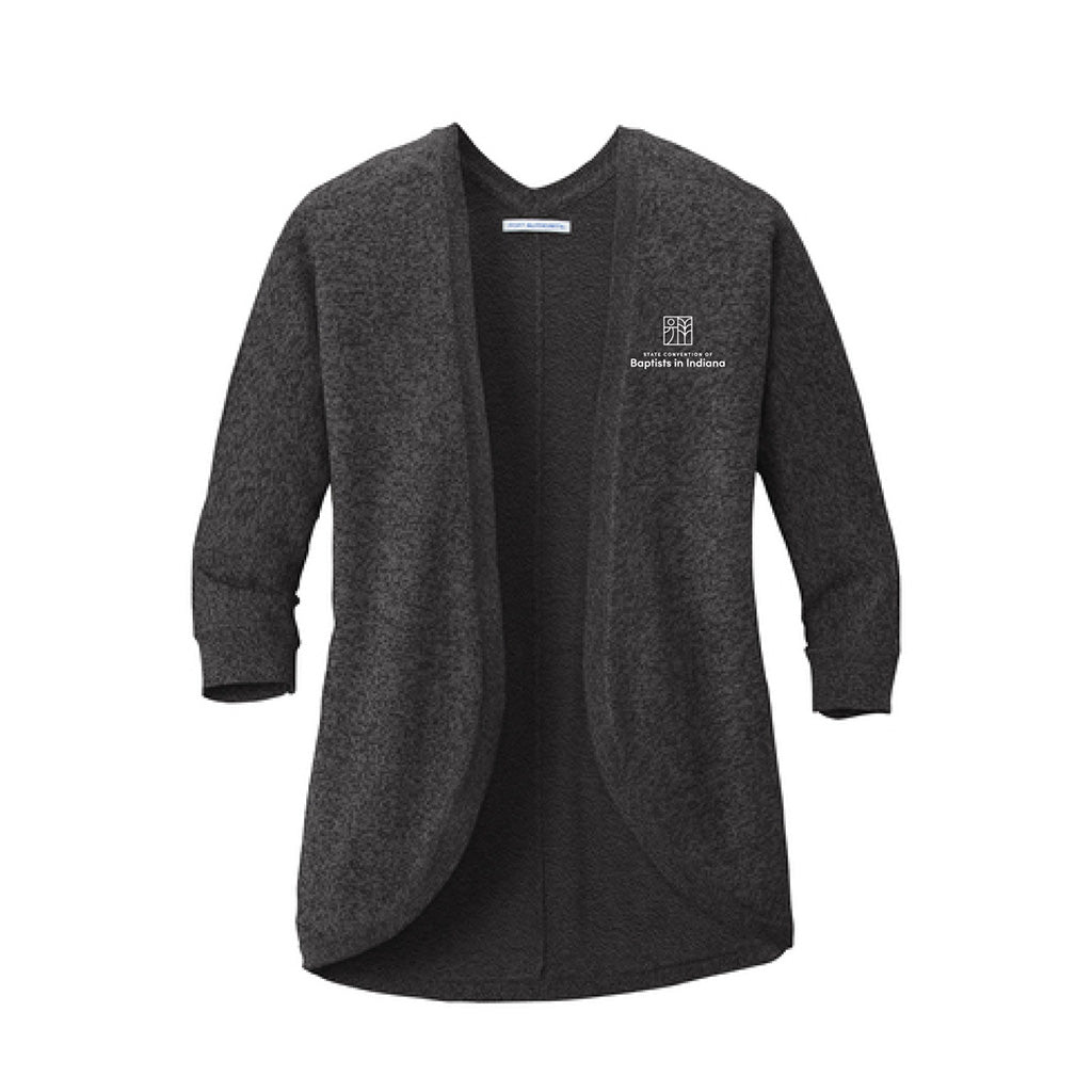 Port Authority Ladies Marled Cocoon Sweater LSW416