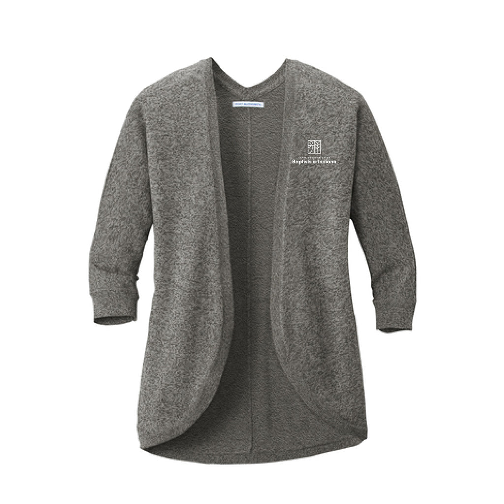 Port Authority Ladies Marled Cocoon Sweater LSW416