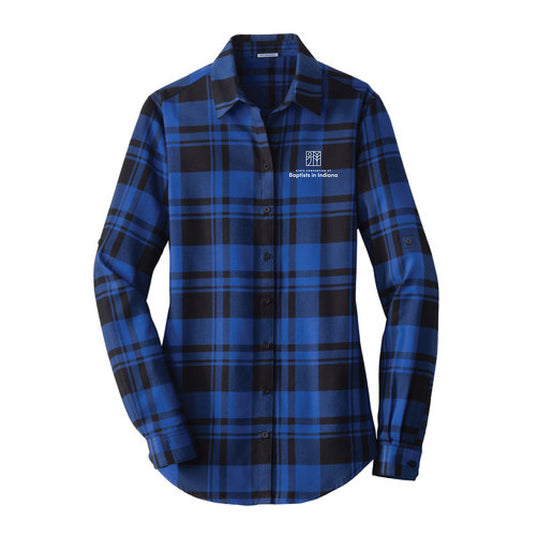 Port Authority Ladies Plaid Flannel Tunic LW668