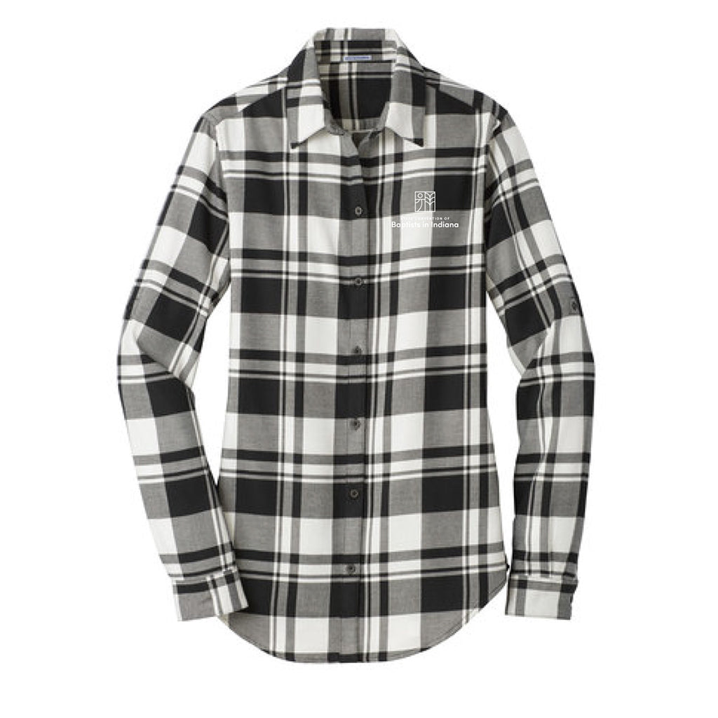 Port Authority Ladies Plaid Flannel Tunic LW668