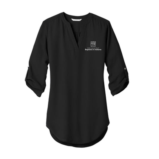 Port Authority Ladies 3/4-Sleeve Tunic Blouse LW701